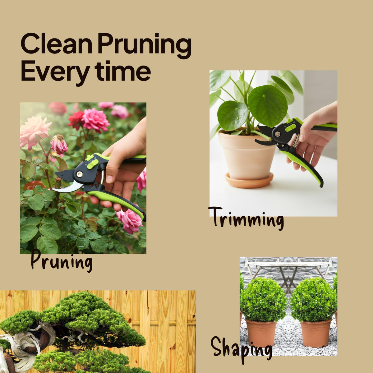 Craft911 Lime Bypass pruners in daily use showcase durability