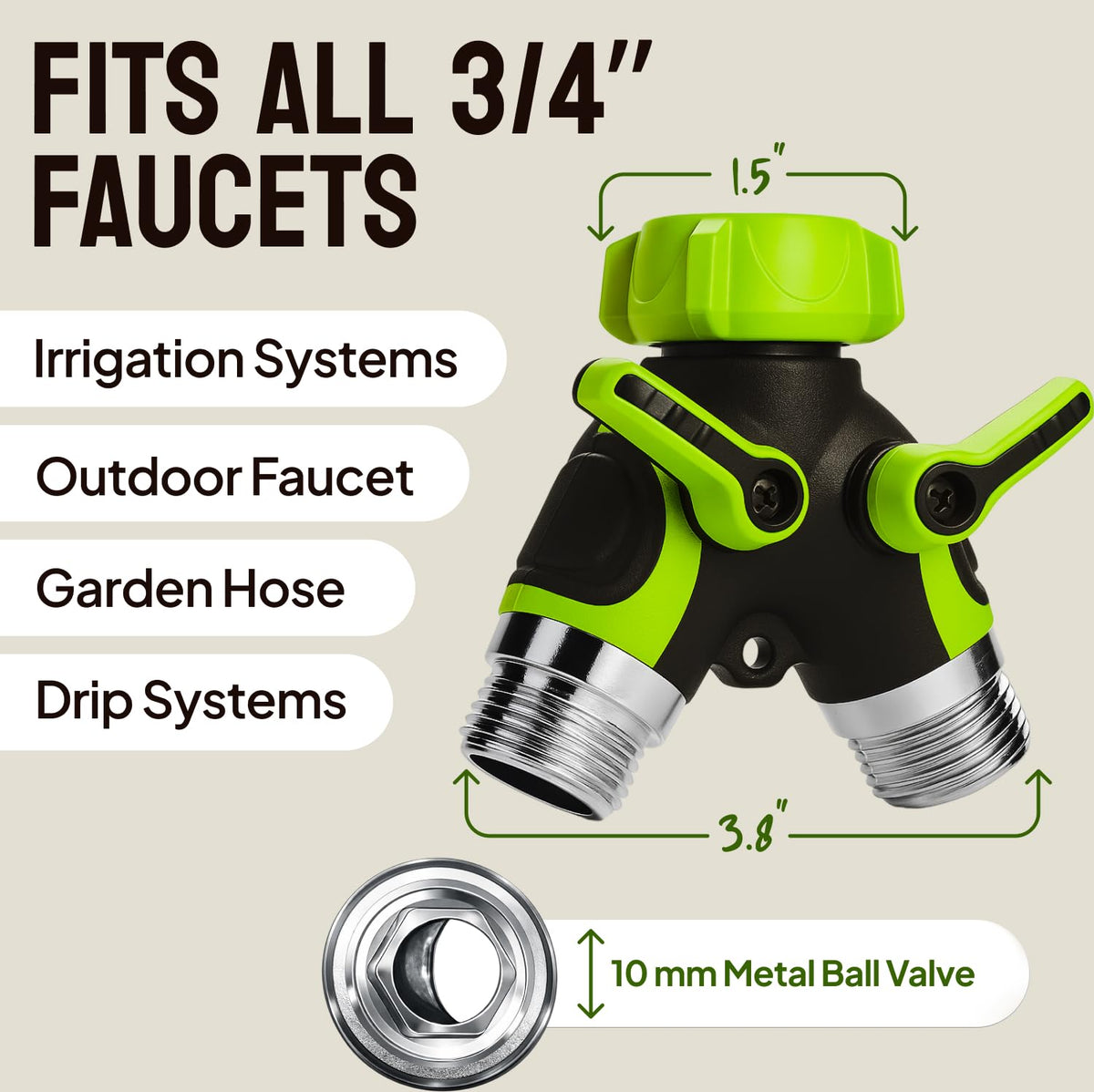 Craft911 Lime versatile garden setup supports drip irrigation and more.