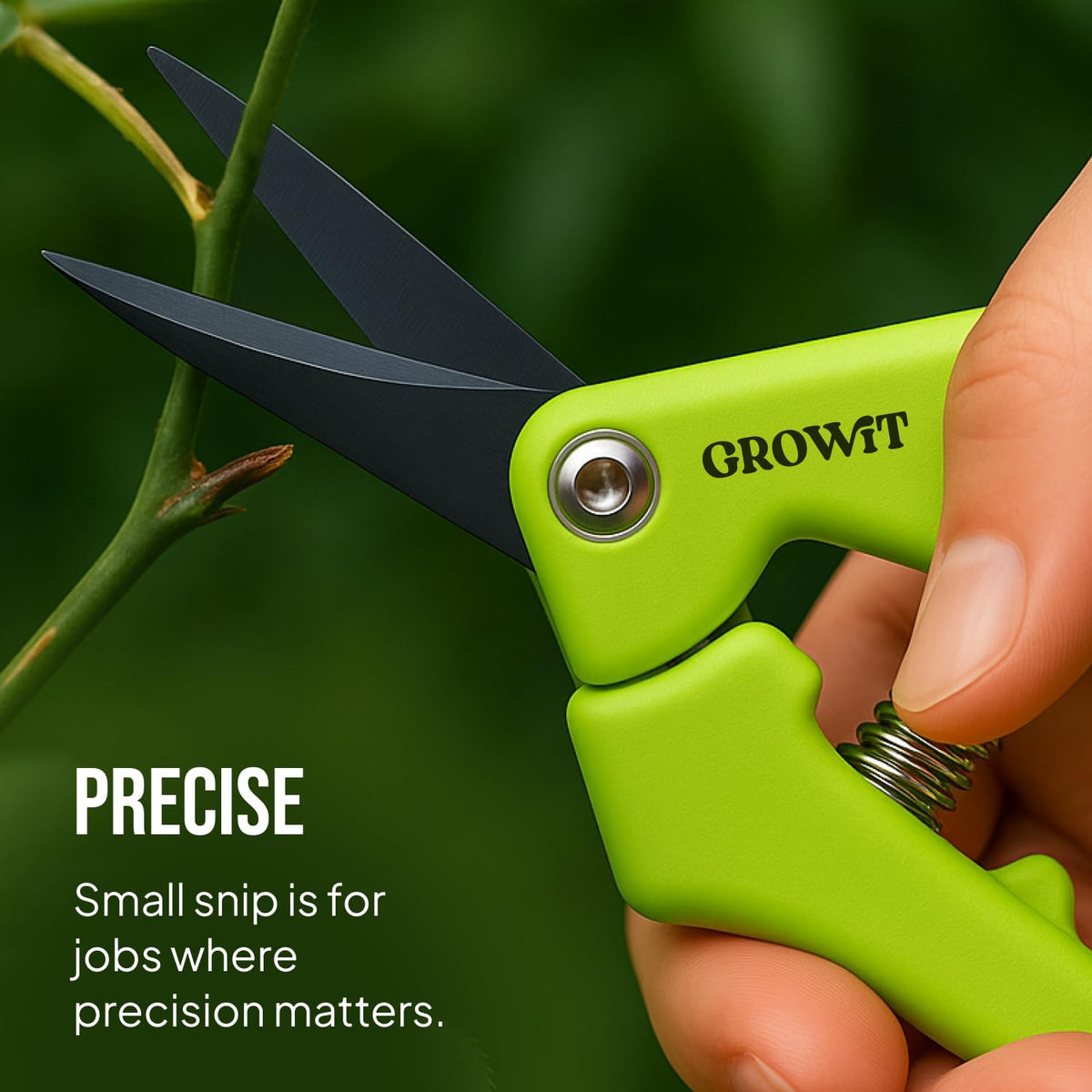 Craft911 pruning snip with titanium coating for durability and precision
