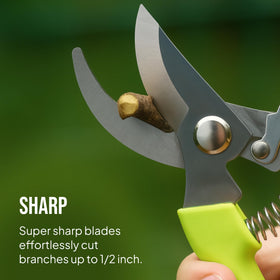 Craft911 rust proof stainless steel gardening shears withstand outdoor conditions