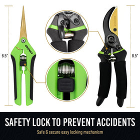 Craft911 safety lock closed for safe transport and storage.