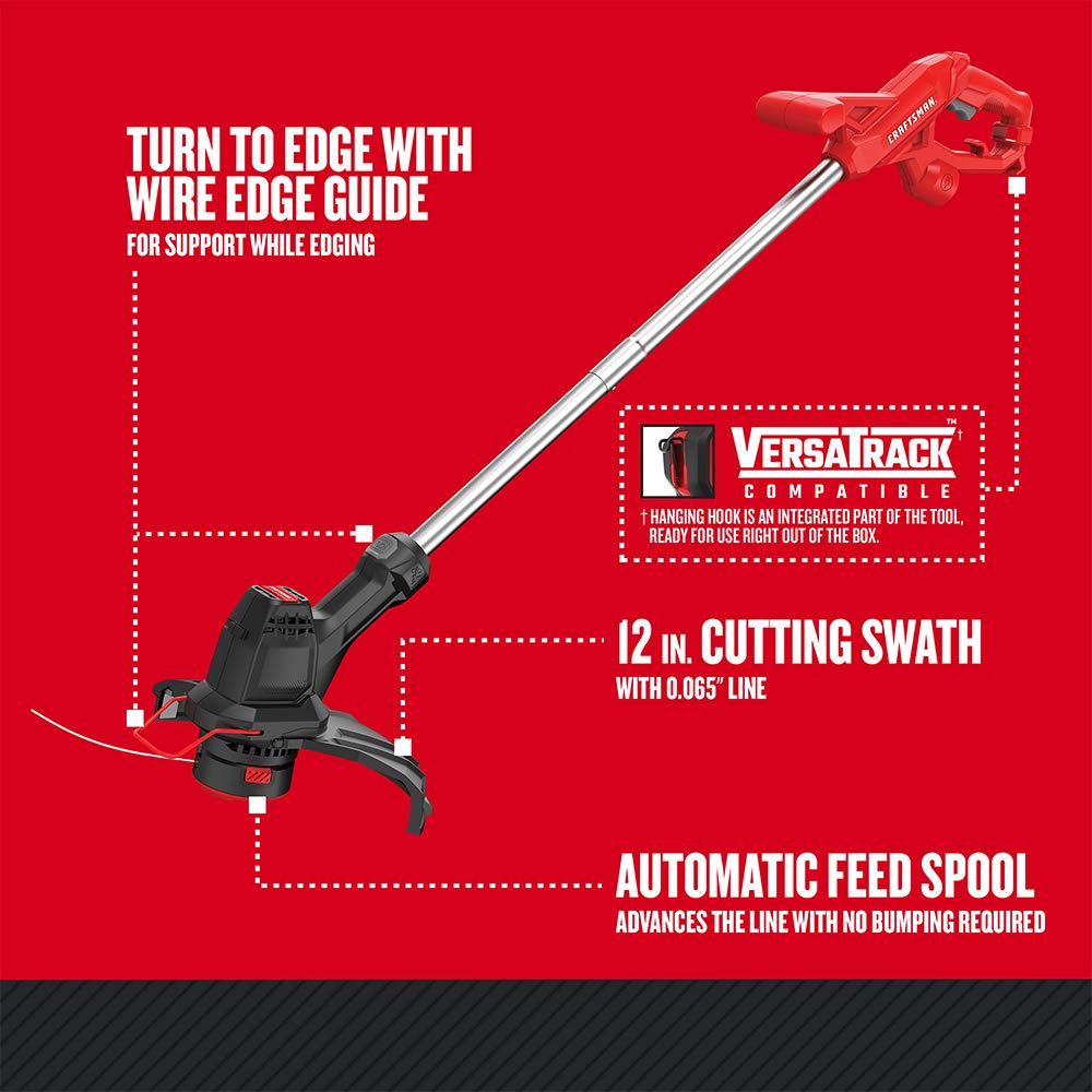 CRAFTSMAN CMEST900 automatic-feed-spool shows no-bump line advancement