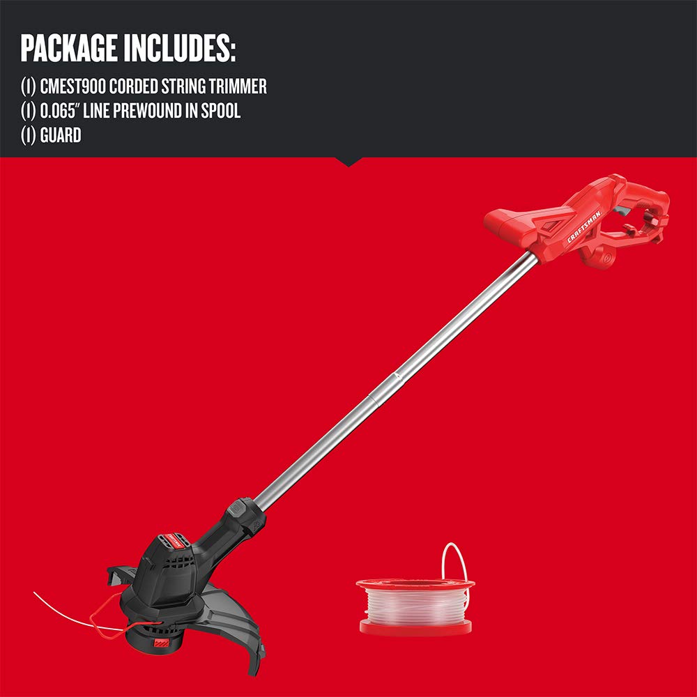 CRAFTSMAN CMEST900 turned-edge mode for clean lawn borders