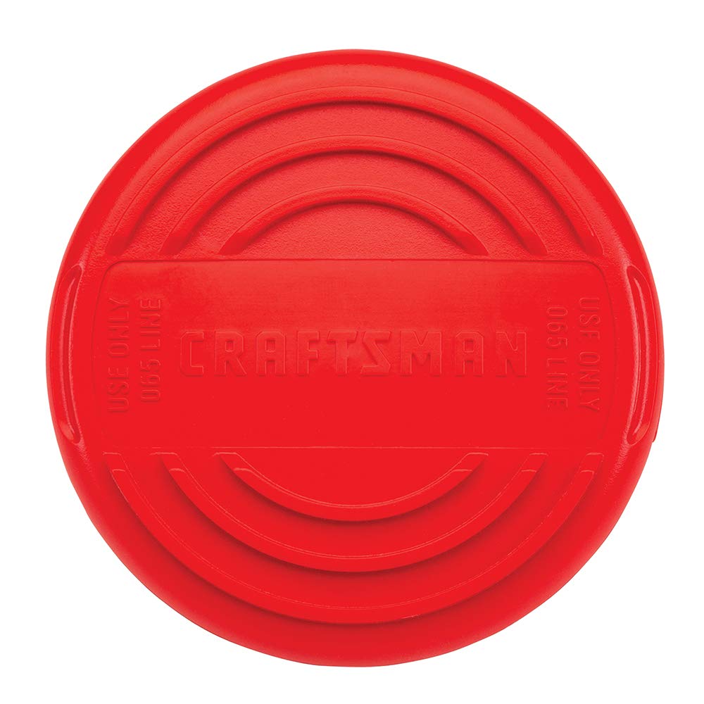 CRAFTSMAN CMZST120SC spool cap side profile demonstrates reliable compatibility with WeedWacker models.
