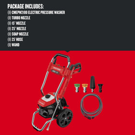 CRAFTSMAN electric pressure washer 25 ft kink-resistant hose extends reach