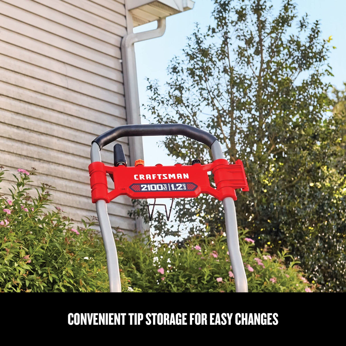 CRAFTSMAN wand comfort grip for easy handling during cleaning