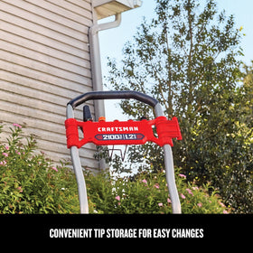 CRAFTSMAN wand comfort grip for easy handling during cleaning