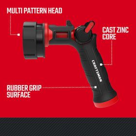 CRAFTSMAN heavy-duty nozzle in jet spray mode for powerful cleaning
