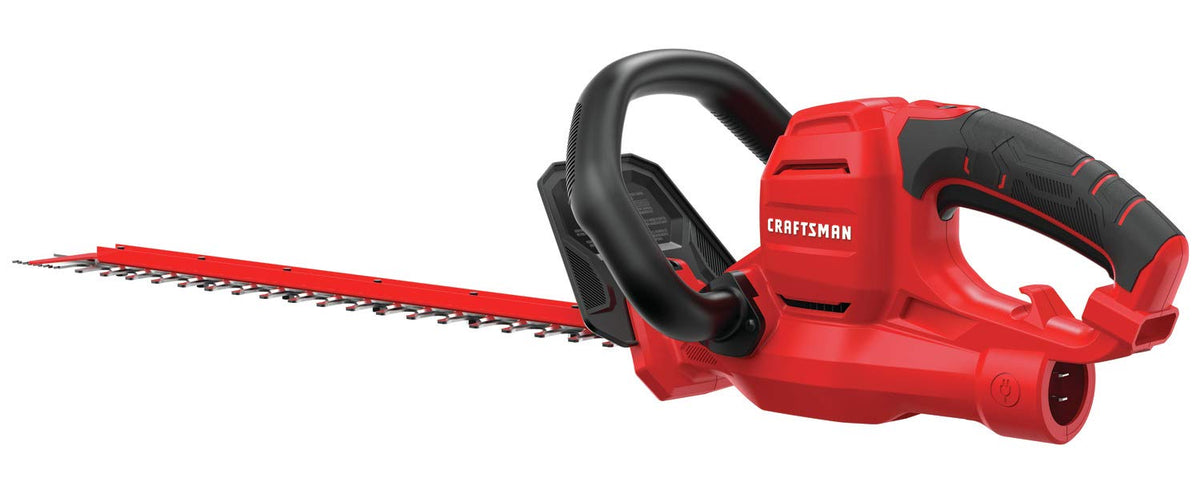 CRAFTSMAN CMEHTS8022 22-inch blades close-up for precise pruning.