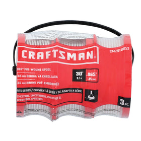 CRAFTSMAN spool assembly close-up demonstrates simple installation.