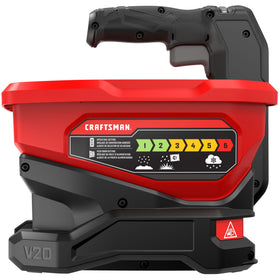 Craftsman V20 four-season spreader carries a three-year limited warranty.