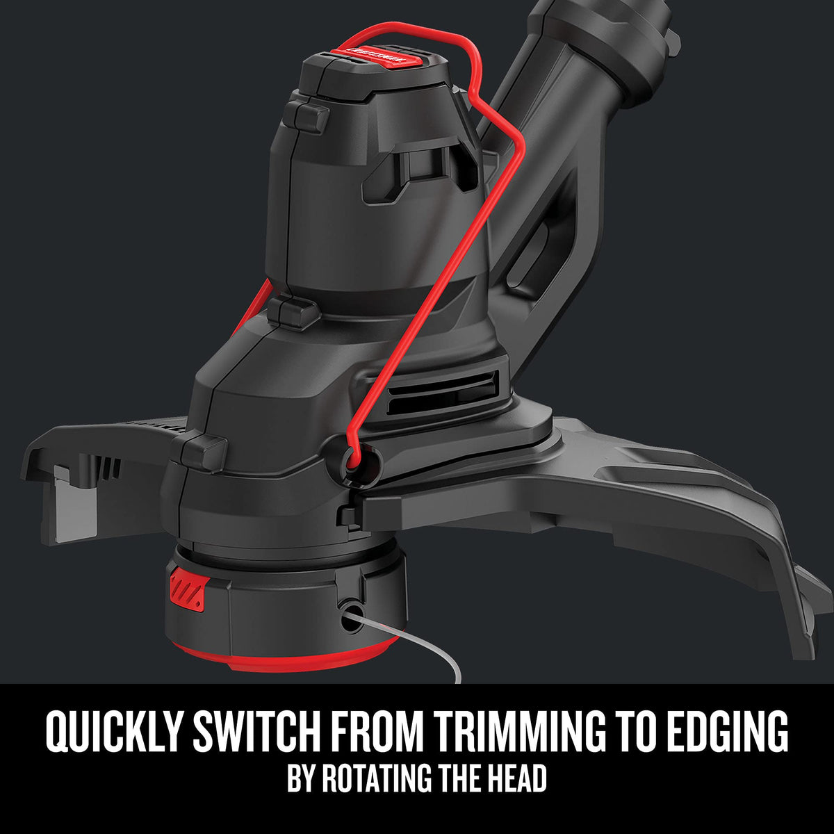 CRAFTSMAN WEEDWACKER adjustable pole suits different user heights for comfort.