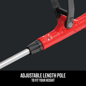 CRAFTSMAN WEEDWACKER ergonomic handle reduces fatigue during long sessions.