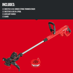 CRAFTSMAN WEEDWACKER push-button feed enables quick line advancement during work.