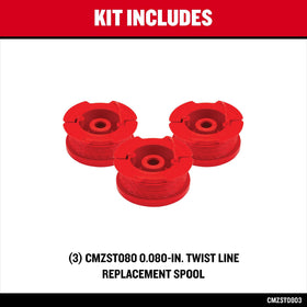 CRAFTSMAN weedwacker spool packaging view shows ready-to-use replacement spools.