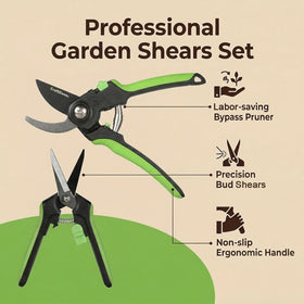 CraftZone 6.25-inch straight-tip pruner enables precise trimming.