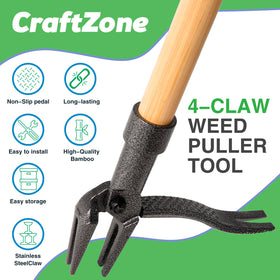 CraftZone foot platform design supports standing operation with added balance.
