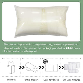 CRAURU back and bolster inserts shown on a porch swing for relaxed lounging