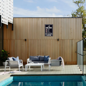 CrazySign gift idea for pool owners, perfect for patios.