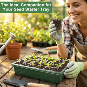 CrazyTerra Seed Pods Starter Plugs: compact starter cups for healthy germination.