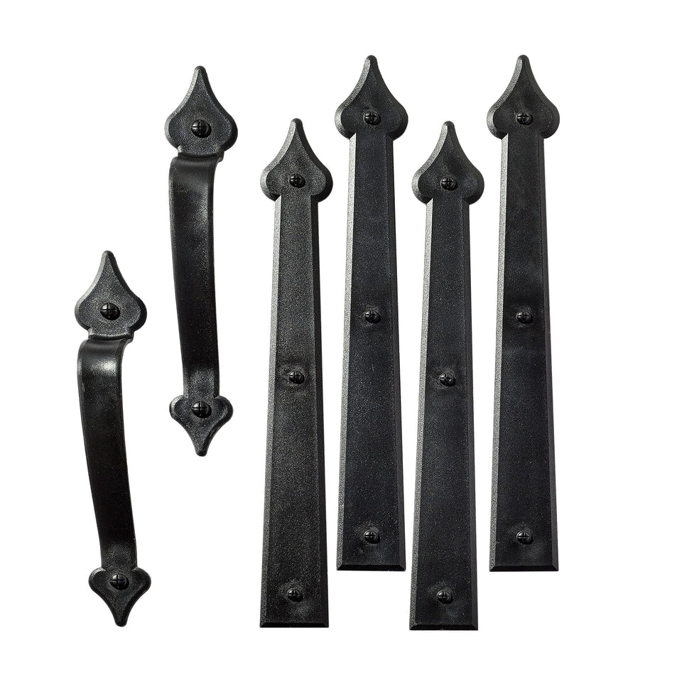 Cre8tive Hardware Classic Spade magnetic handle close-up with UV-stable ABS finish