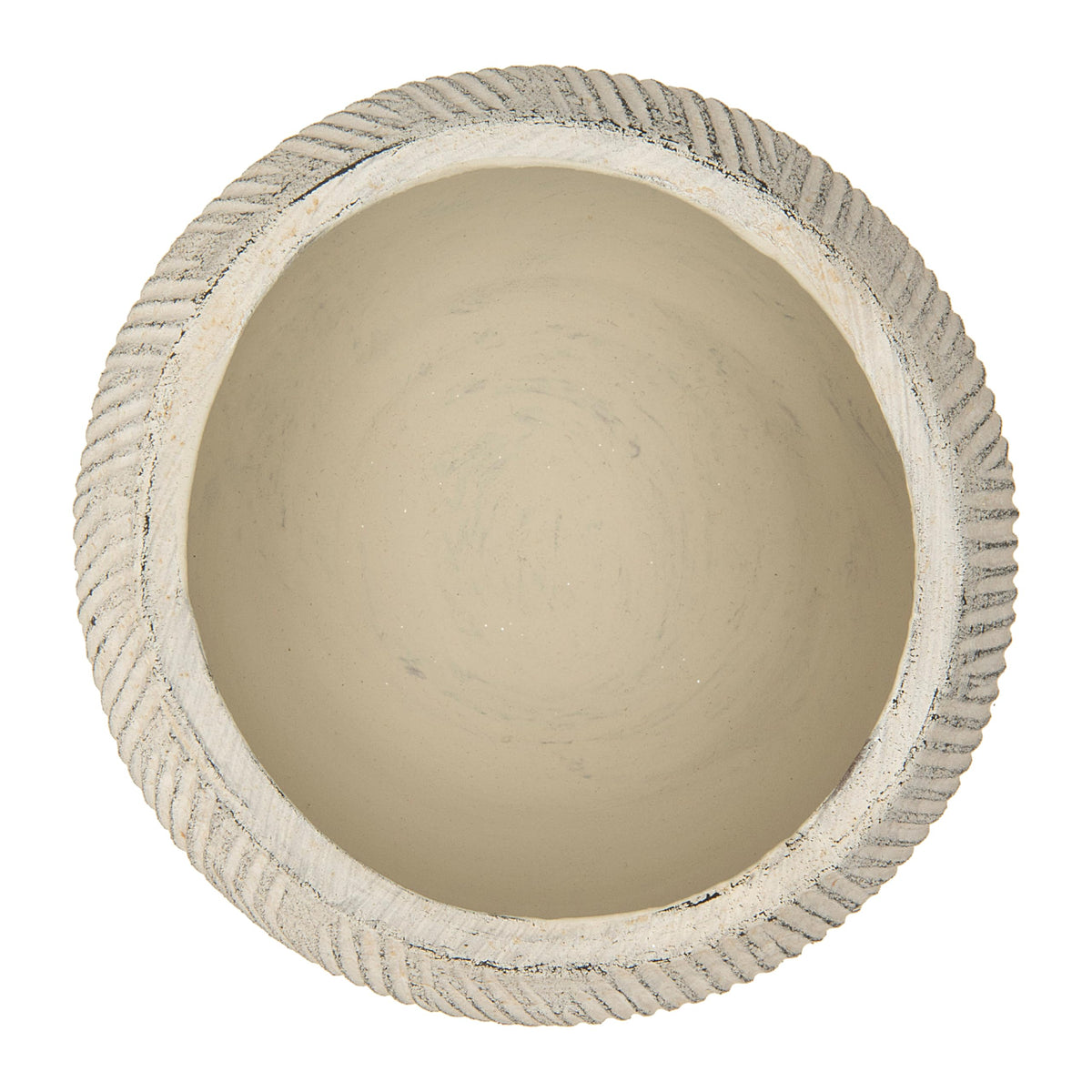 Creative Co-Op distressed planter adds warm rustic charm to any room.