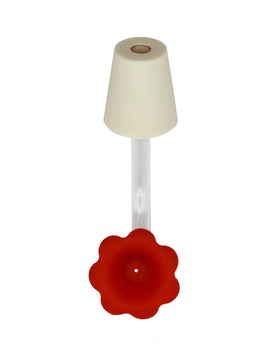 Creative Hobbies hummingbird feeder tube 1-inch stopper enables easy installation.