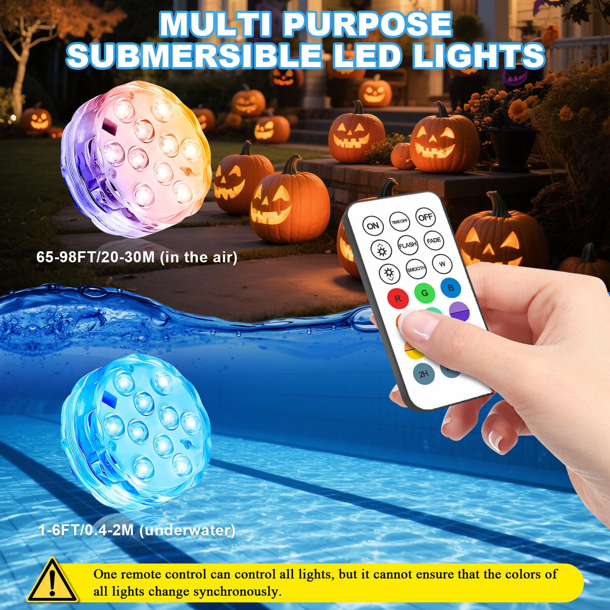 Creatrek multi-purpose pool light suitable for pools, ponds, tubs, and decor.