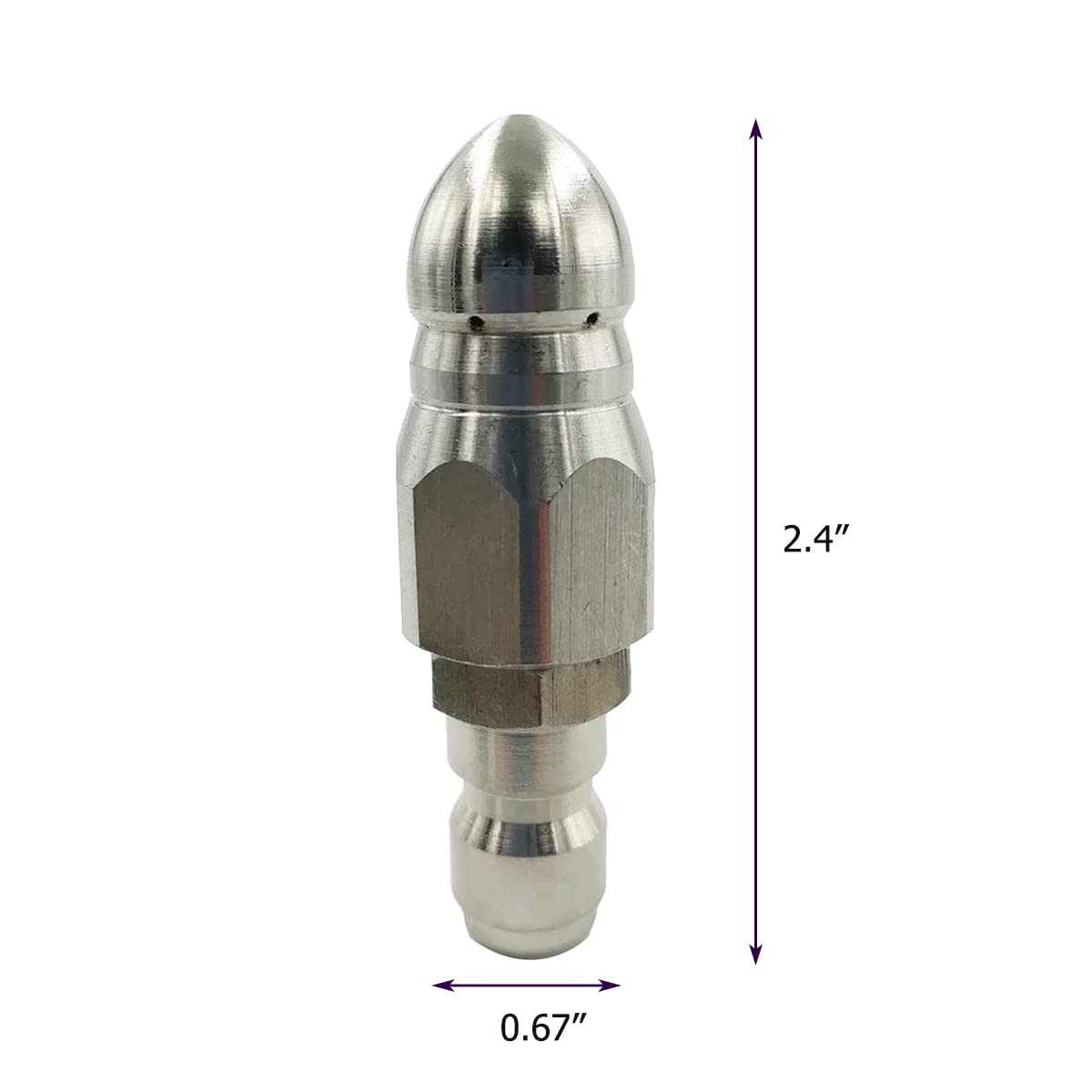 CREEXEON SUS304 stainless steel construction for durable drain cleaning.