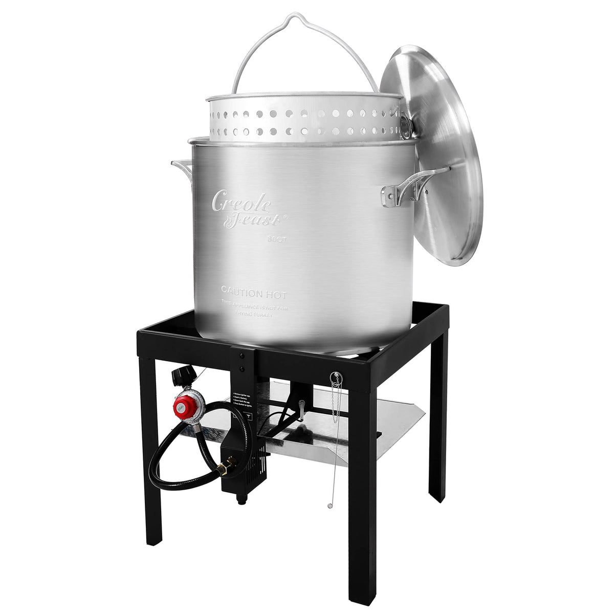 Creole Feast SBK0801 ready-to-use cooking setup for seafood boils