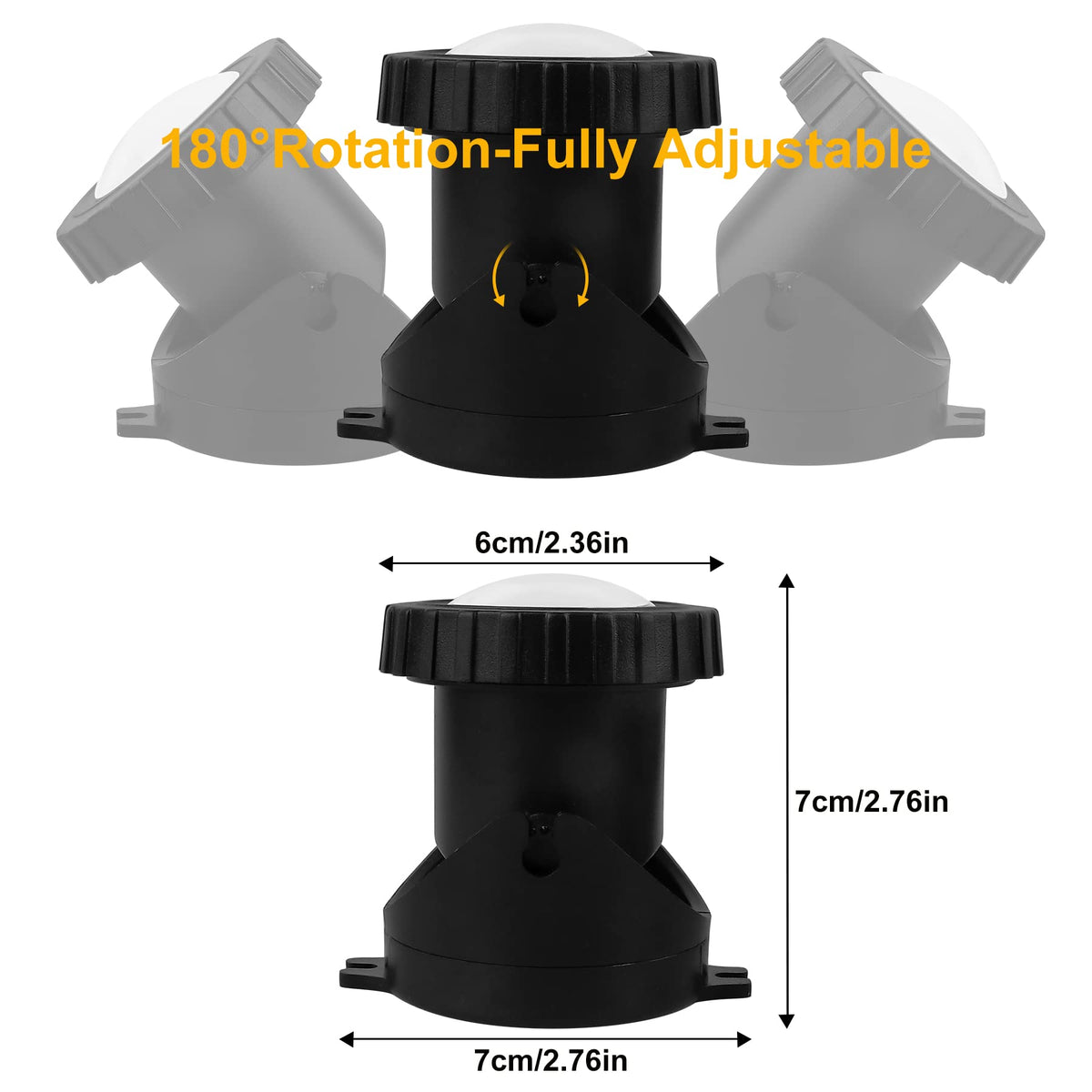 CREPOW fountain lights offering dimmable brightness for mood lighting