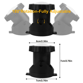 CREPOW fountain lights offering dimmable brightness for mood lighting