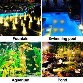 CREPOW pond lights IP68 durability for reliable submersible use in harsh conditions.