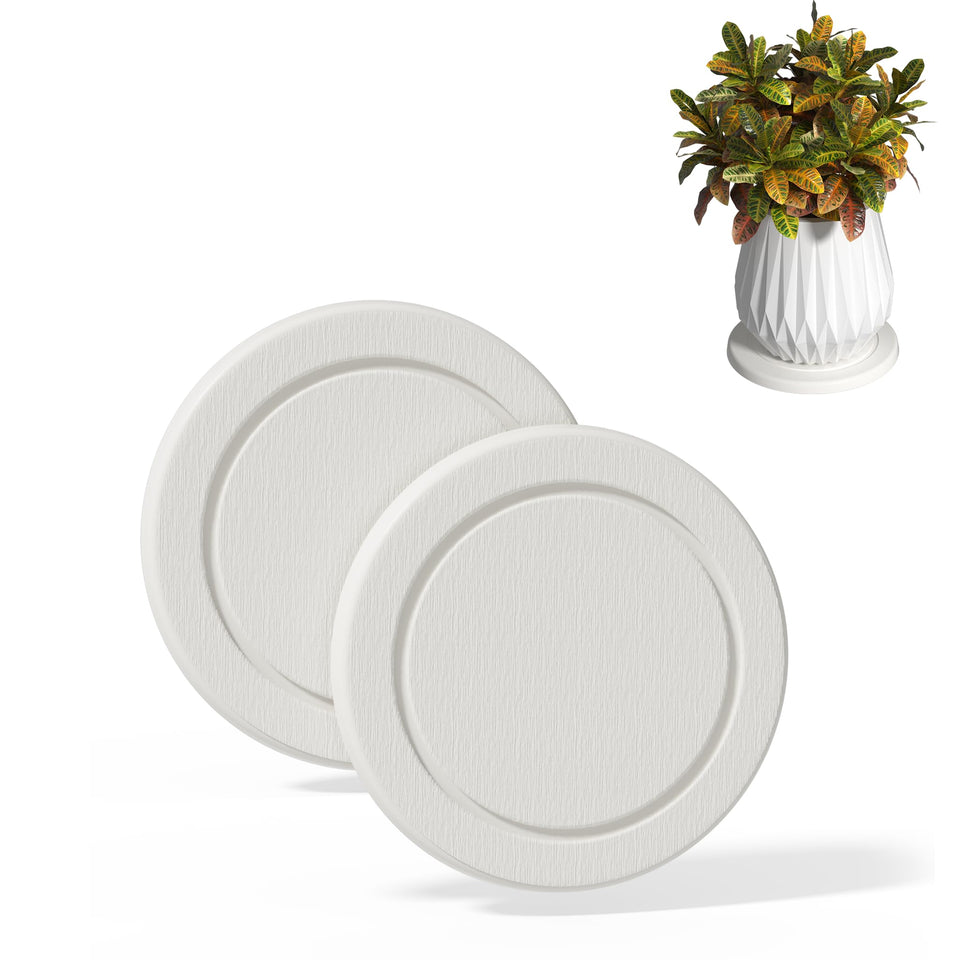 Creproly plant saucer absorption closeup demonstrating quick moisture handling