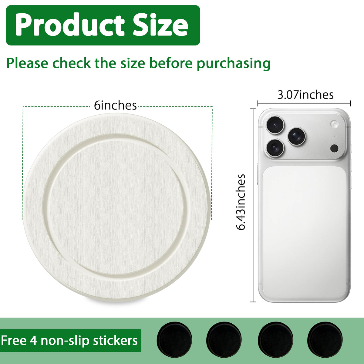Creproly two-pack white plant saucers shown together for easy pot setup