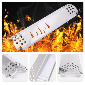 Criditpid five pack of stainless heat plates for Nexgrill replacement