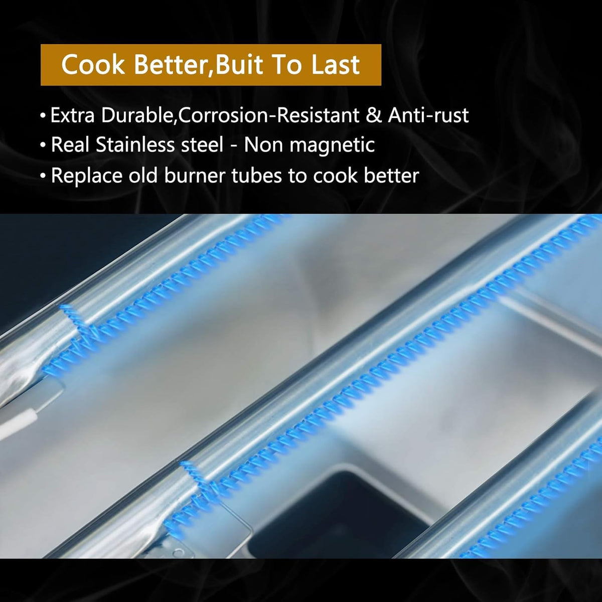 Criditpid Nexgrill 14 7/8 inch burner tube delivers reliable ignition
