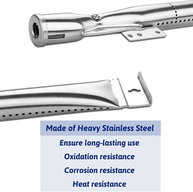 Criditpid burner tube for BBQ Pro models enhances fuel efficiency