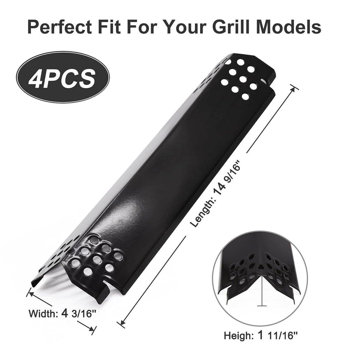 Criditpid burner cover fits Nexgrill models to protect burners and extend grill life.