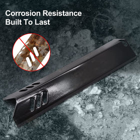 Criditpid durable porcelain steel shield resists rust and heat
