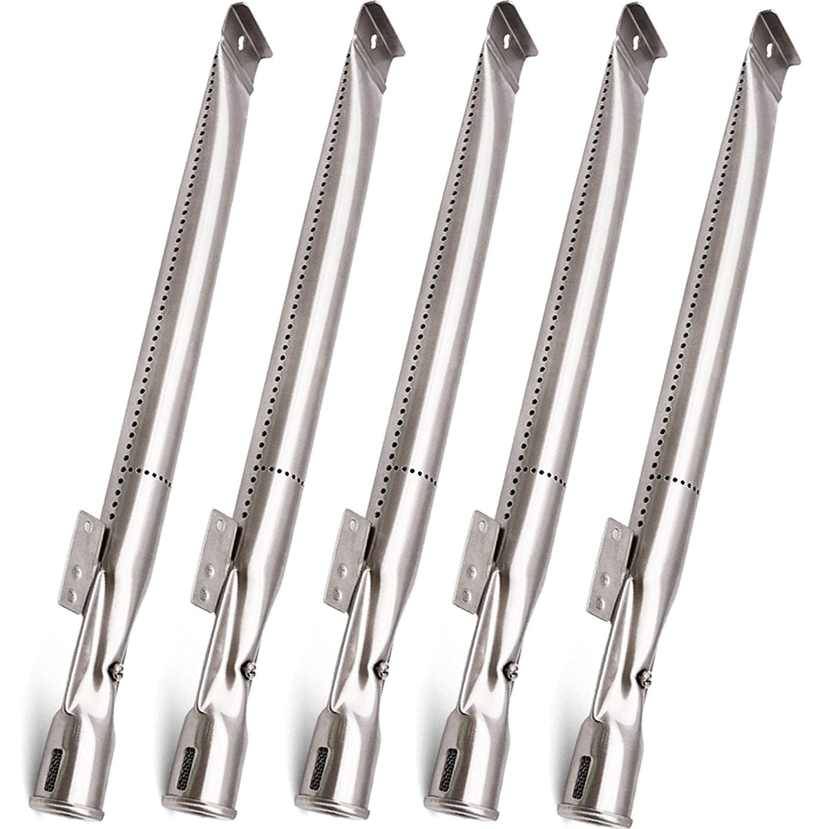 Criditpid burner tubes installed on a grill demonstrate improved cooking performance.