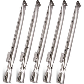 Criditpid burner tubes installed on a grill demonstrate improved cooking performance.