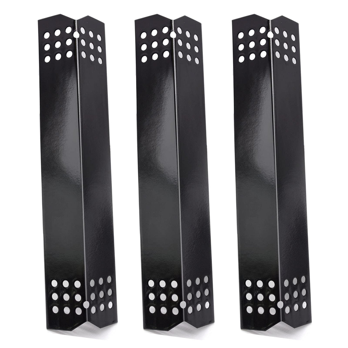 Criditpid grill heat plate three-pack for porcelain steel shields improving even heat distribution