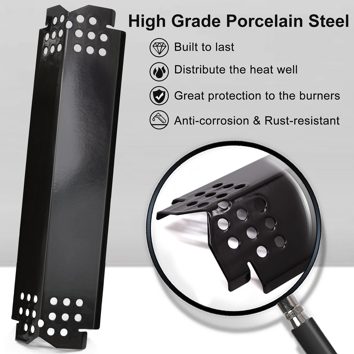 Criditpid heat tent replacement part resists rust for long-lasting use.