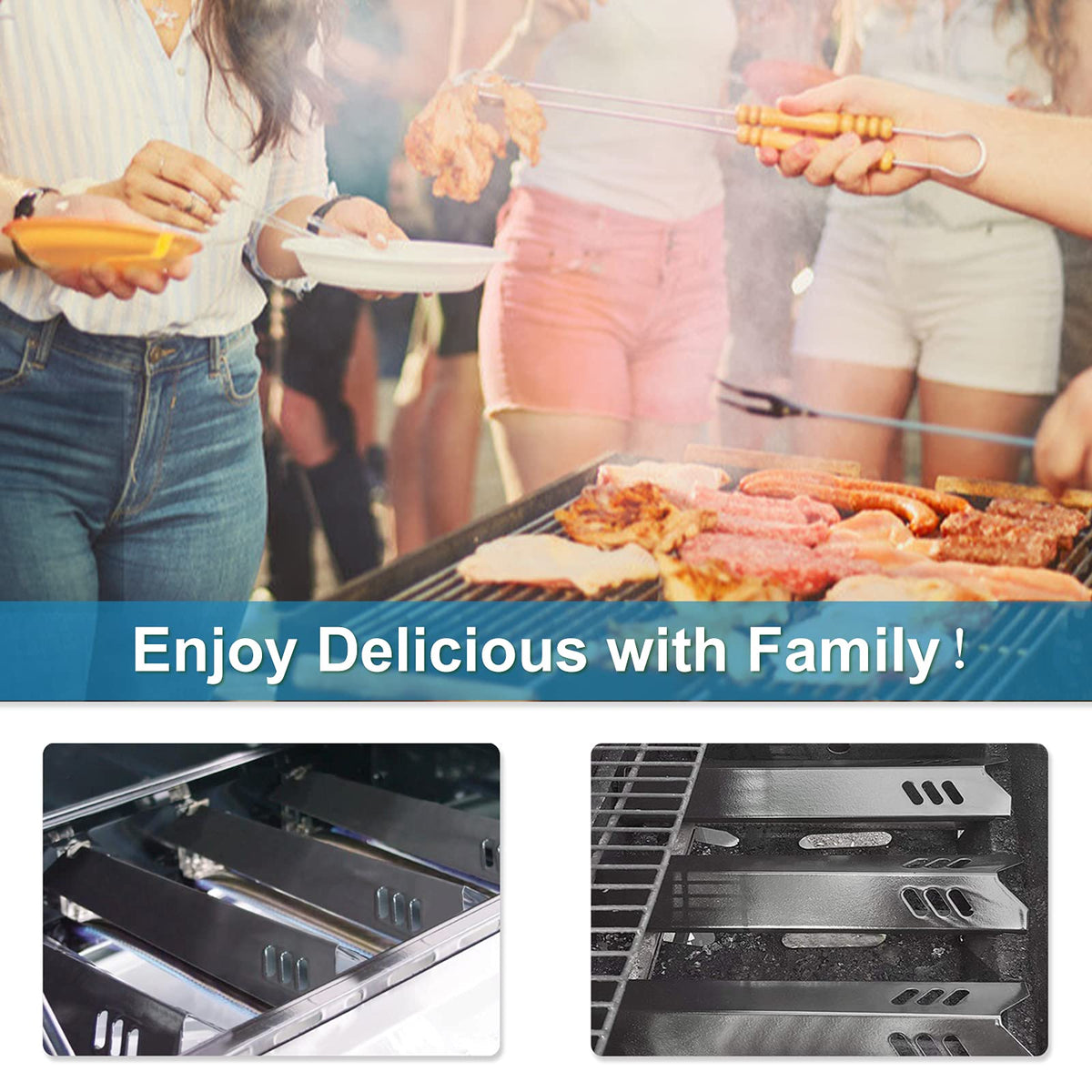 Criditpid heat shield compatible with Uniflame grills