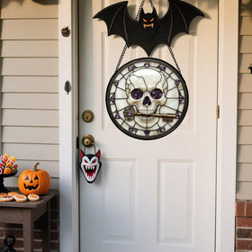 CRISGIF gothic decor sun catcher enhances living spaces with dramatic color patterns.