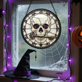 CRISGIF handmade glass detail brings artisanal quality to Halloween displays.