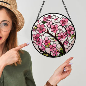 CRISGIF window decor includes a durable hanging chain for easy installation.