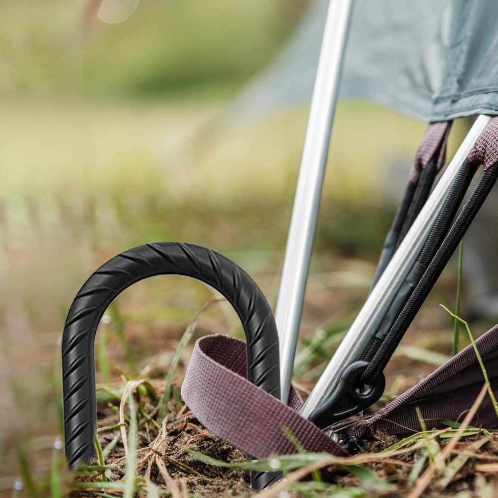 CRIZTA camping tent ground anchor ready for rough terrain.