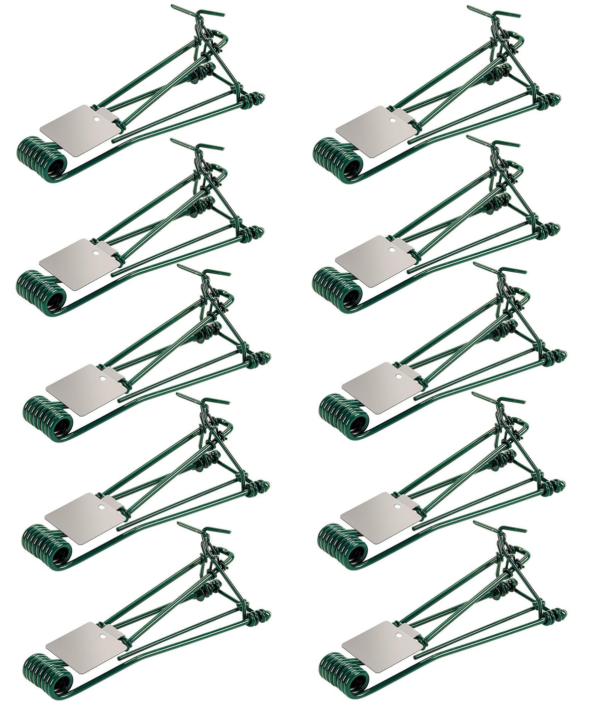 Crobirware 10-pack gopher traps set for quick outdoor control.
